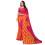 Laxmipati Sarees Γυναικείο Σαρί Με Ριγέ Σχέδιο Σε Ροζ Χρώμα Με Αδιάστατο Μπλουζάκι 1
