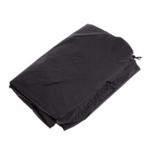 Heavy Duty Waterproof BBQ Grill Cover 150x100x125cm Oxford Fabric Outdoor Barbecue Cover Black