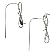 2Pack Meat Probe with 3.5mm Plug, Dual Meat Monitoring BBQ Temperature Probe Replacement for Traeger