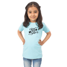 Limit Fashion Store Meisjes Gedrukt Regular Fit T-Shirt (Ebkt283_Sky Blue)