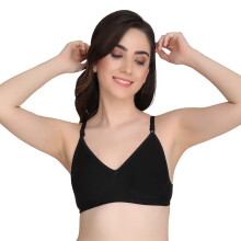 Liigne Dames Niet Gevoerde Beha - Van 100% Katoen Volledige Dekking Naadloze Pushup Zachte Cup Voor T-Shirt Saree