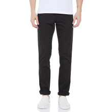 Louis Philippe Heren Slim Casual Mid Rise Broek (Lytfcslp467772_Zwart, 34)