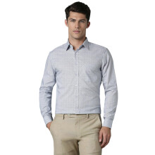 Louis Philippe Ανδρικό Πουκάμισο Slim Fit 100% Βαμβάκι (Lpsfmslfz87994_Medium Blue)