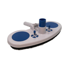 Weighted Pool Vacuum Head with Dual Air Relief Valves for Vinyl Liner Inground and Above Ground Pools