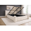 Jumpi 5FT Ottoman Gas Lift Bed Frame 50" Headboard 1