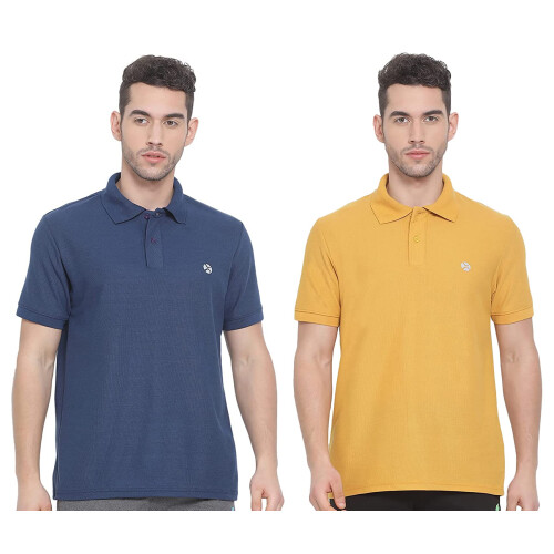 Lux Nitro Κανονική εφαρμογή Πόλο T-Shirt μισό μανίκι για άνδρες