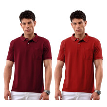 Lux Nitro Camiseta Polo de Algodão Puro Ajuste Regular Manga Curta para Homens