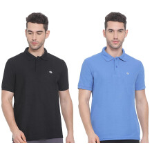 Lux Nitro Camiseta Polo de Algodão Puro com Ajuste Regular para Homens