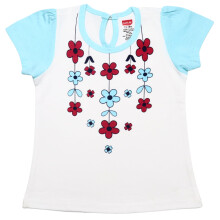 Luvlap Half Sleeve Top voor Meisjes, Voor Baby's, 100% Katoen, Baby Meisjes Kleding, Verpakking van 1, 6 tot 12 Maanden