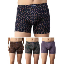 Lux Cozi Pack de 4 Trunks Longos Impressos para Homens (Tamanho: 105Cm)