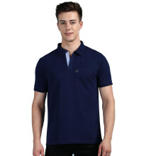 Lux Cozi Ανδρικό T-Shirt Μισού Μανικιού Με Τσέπη Στήθους Ink Blue 3XL