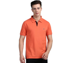 Lux Cozi Ανδρικό Τ-Shirt Πολο Χρώμα Σαπφείρου Κανονική Εφαρμογή Μισό Μανίκι 5XL