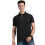 Lux Cozi Ανδρικό T-Shirt Μισού Μανικιού με Τσέπη Μαύρο Melange 1