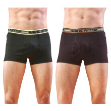 Lux Nitro Calças Semi Longas Masculinas | 100% Algodão | Cintura Super Macia | Conforto e Respirabilidade Pacote de 2
