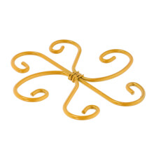 Plant Support Stake for Monstera and Climbing Plants, Stable Reusable Iron Design with Golden Finish