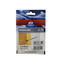 Jcp Fixings Masonry Nails Light Shank 40 x 2.5mm - FJJBAMNL040 - Box of 100