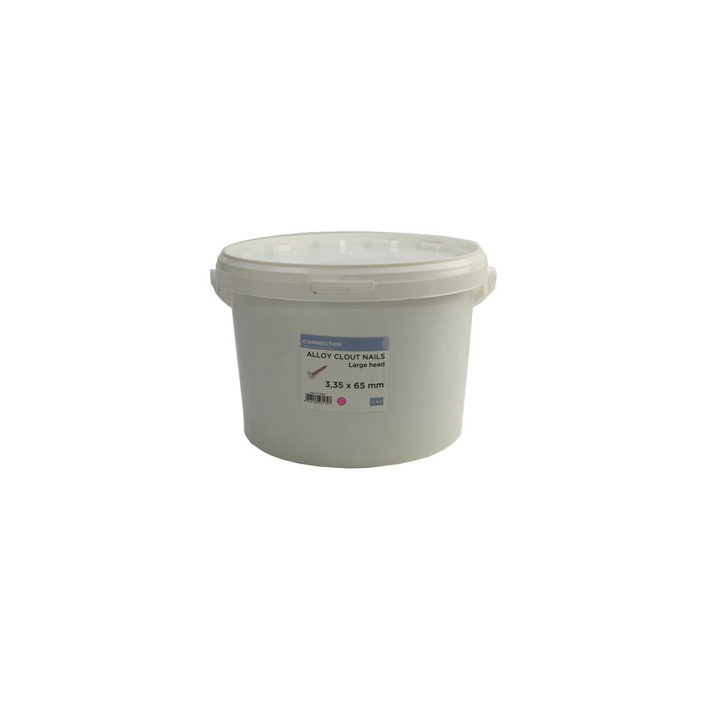 Aluminium Clout Nails 40 X 2.65Mm - 4Kg Tub - 5014196431666