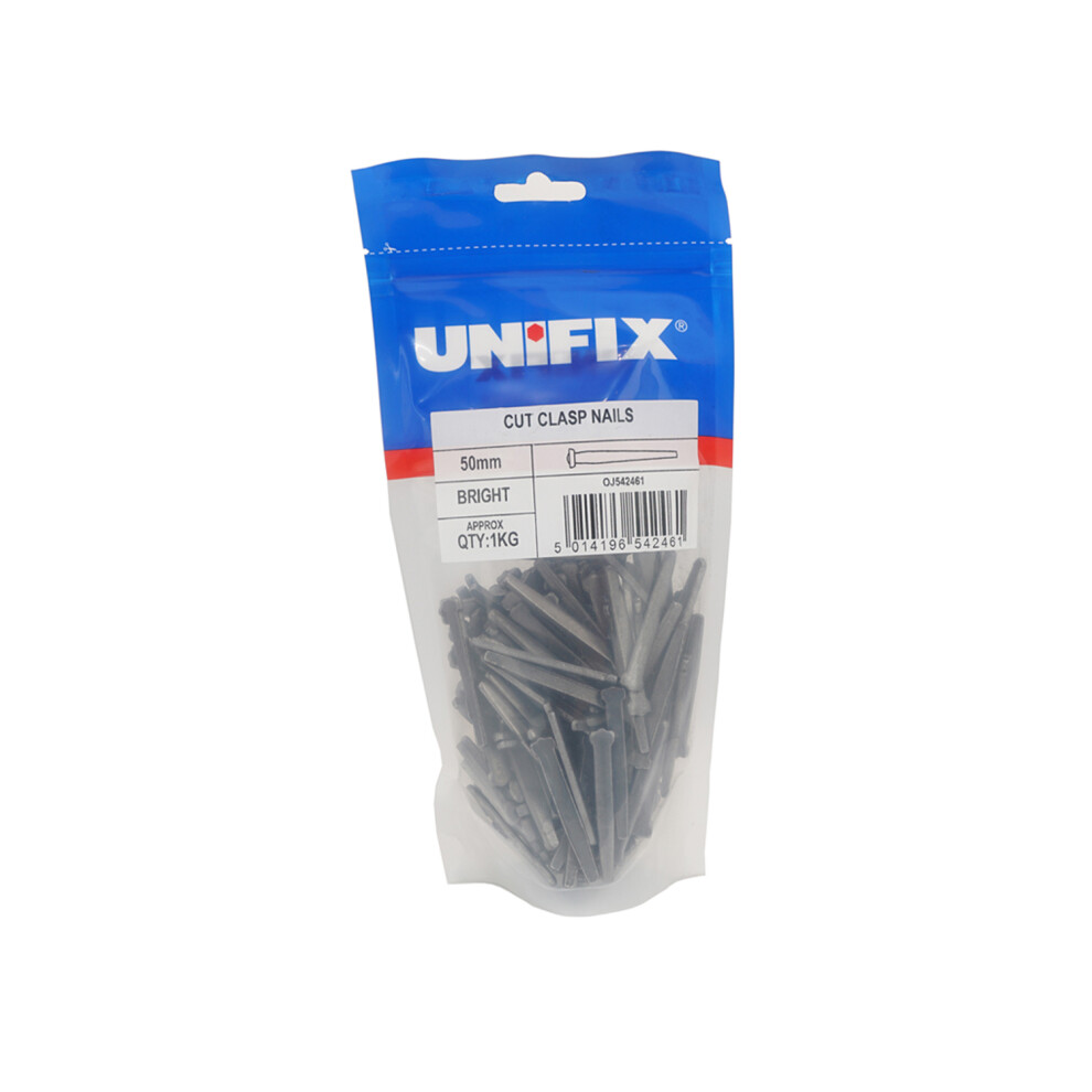 Unifix Bright Cut Clasp Nail 65Mm - Pou9cn/010 - Box Of 5 5014196542478