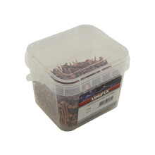 Unifix Round Wire Copper Clout Nails 2.5Kg Tubs - 40 x 2.65mm - Box of 4