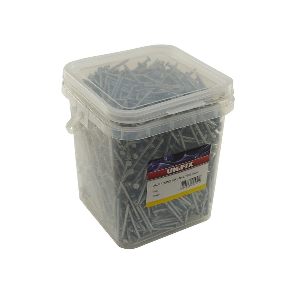 Unifix Galvd Rnd Wire Nails 125 X 5.00Mm - Ucgalvrwn/335 - 5014196044538