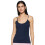 Macrowoman W-Series Top Spaghetti Per Donne|Cotone|Confezione: 1 1