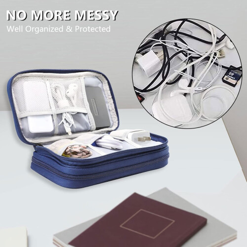 Travel Organiser Case Double Layer Compact Storage Pouch 1