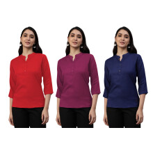 Túnica Woven Lyra 430 em Rayon Puro para Mulheres