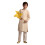 Set Kurta Pyjama Fawn in Cotone Mist... per Bambini (3-4 Anni) 1