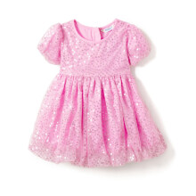 Vestido Casual A-Line Comprido para Meninas da Nauti Nati (Nnngtw060065_Rosa)
