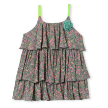 Nautinati Κορίτσια Floral Printed A-Line Φόρεμα | Ηλικία 0-3 Ετών Πράσινο
