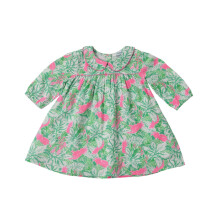 Vestido A-Line Nautinati para Meninas | Idade 0-3 Anos Verde