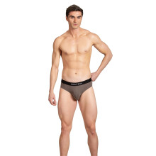 Nautica Boxers Clássicos em Algodão (Pacote de 1) (Ljsbf01-Gmtl_Gun Metal)