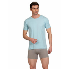 Nautica Ropa de Casa para Hombre || 95% Algodón 5% Elastano - Camisetas 170G Cuello Redondo Manga Corta (28-36)