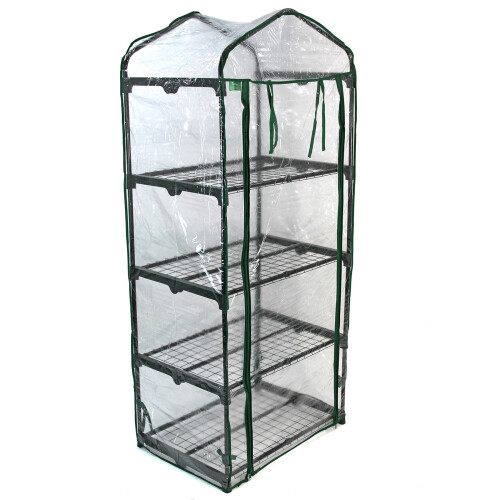Replacement 4 Tier Mini Greenhouse PVC Cover 2