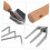 Garden Hand Tools Set Ergonomic Metal Gardening Tools for Easy Weed Removal and Efficient Digging 3