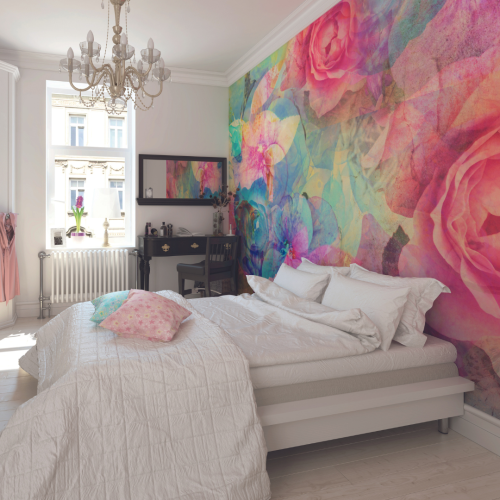 (Medium (3m X 2.4m)) Memories Wall Mural - Multi
