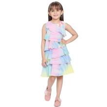 Vestido Fit & Flare Impressão Nautinati para Meninas | Idade 4-8 Anos