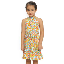 Vestido de Menina Nauti Nati em Poliéster Multicolorido até o Joelho (Nn313-944 5 6 Anos)