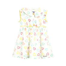 Vestido Casual A-Line de Algodão para Meninas Nauti Nati (Nn313-002_Multicolor)