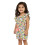 Nautinati Macacão Estampado Meninas com Alças e Cinto | Rayon | Idade 0-3 Anos Multicolorido 1