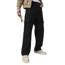 Neostreak Ανδρικά Μαύρα Χαλαρά Cargo Jeans Με 6 Τσέπες Non-Stretchable (Neojeanlscargo-01-Black-36)