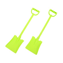 2pcs Beach Shovel Set, Lightweight Plastic Sand Shovel with Ergonomic Grip for Beach, Garden and Snow Use