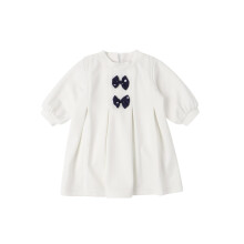 Vestido A-Linha Nauti Nati Meninas | Idade 0-3 Anos Branco