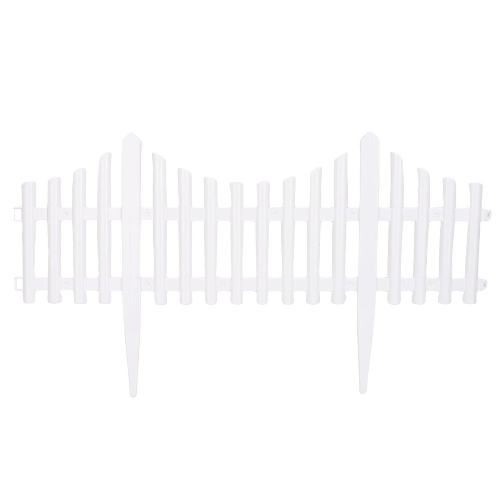 Garden Edging Panels Set, Flexible Plastic Lawn Border Fence For Flower Beds, Easy Installation 9771547748649