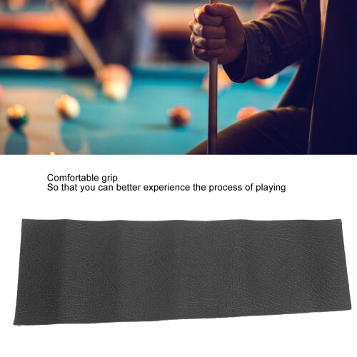 Leather Pool Cue Grip Wrap 0.9oz Black Tree Print 2