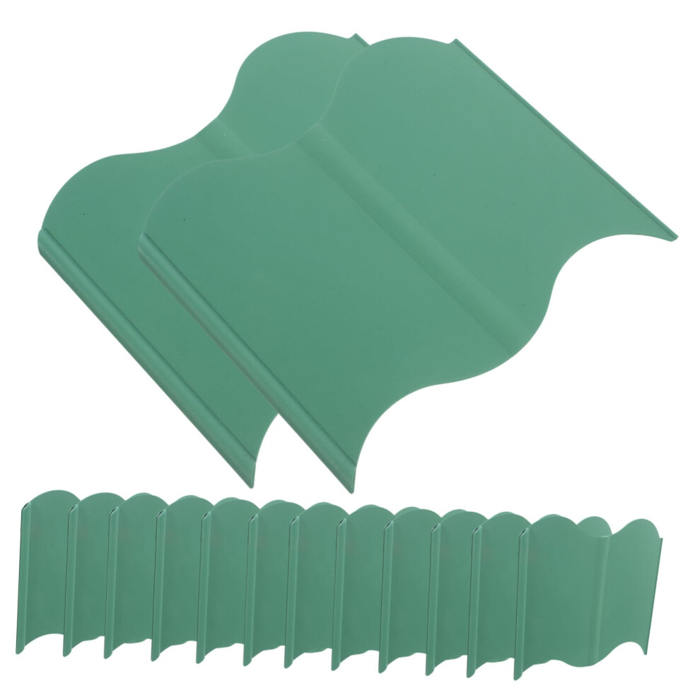 20Pcs Garden Border Fence Plastic Decorative Edging For Flower Beds Landscaping Easy Install 9330225217756