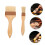2pcs Boar Bristle Basting Brushes with Ergonomic Beech Handle for Precise Oil Control Cooking Baking BBQ Pastry 2