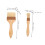 2pcs Boar Bristle Basting Brushes with Ergonomic Beech Handle for Precise Oil Control Cooking Baking BBQ Pastry 4