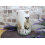 White Ceramic Hairy Sheep Jug With Lavender 2
