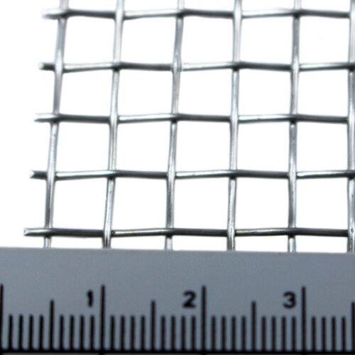 Stainless Steel Woven Wire Mesh Count 4 15x15cm 1